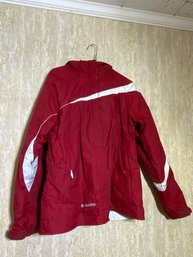 90s Columbia Burgundy Jacket, Size Large