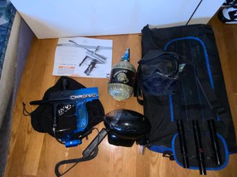 Paintball Gun With Accessories