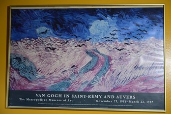 Framed Van Gogh In Saint-remy And Auvers Poster Print