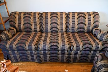 Retro VTG Riverside Couch With Wavy Pattern * See Description*