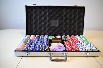 Large Poker Chip Set W/ Carrying Case
