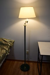 Green Metal Base Standing Lamp W/ Adjustable Arm