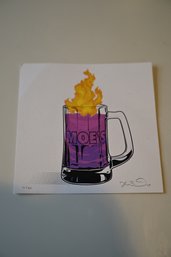 Flaming Moe's Mug Picture Signed 41/50