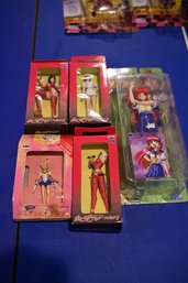 Lot Of Packaged Female Toy Figurines T7