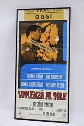 Oggi Violenza Al Sole Movie Poster Warner Brothers