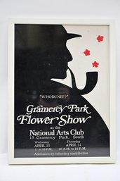 'whodunit?' Poster Gramercy Park Flower Show At The Nationals Art Club