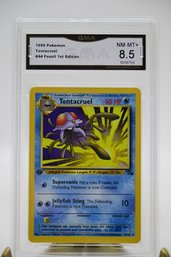 1999 Graded 1st Edition 8.5 Tentacruel Pokemon Card