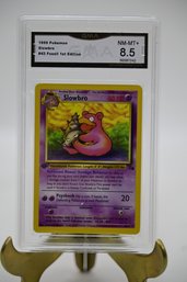 1999 Graded 1st Edition 8.5 Slowbro Pokemon Card
