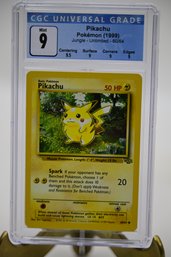 1999 Graded Jungle Pikachu Pokemon Card 9
