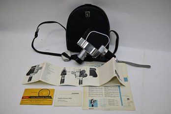 Vintage Zoomex Handheld Camera With Case/cleaning Sheets/instructions