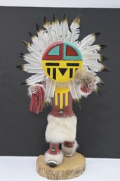 Sunface Signed Hand Carved/painted Hopi Kachina Doll