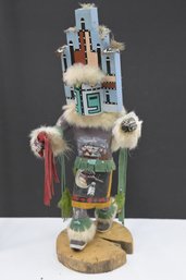 Wooden Hand Painted And Hand Carved Hopi Kachina Doll