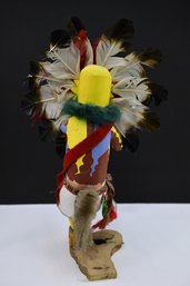 Stamped Hand Painted/carved Hopi Kachina Doll