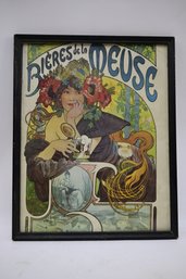 Bieres De La Meuse Poster Women Drinking Beer