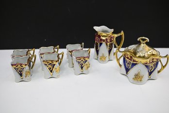 JBW Miniture Germany: Creamer/sugar/teacups *6 Cups*