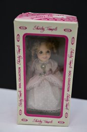 Vintage Ideal Shirley Temple Doll In Frilly Pink Dress With Box