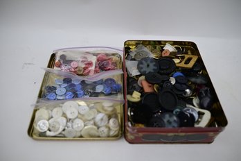 Large Lot Of Assorted Buttons
