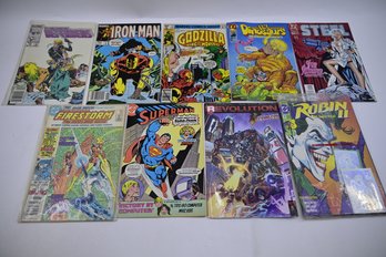 Lot Of 9 Assorted Comics, Including Marvel And DC C1