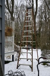 Rare Size: Werner Fiberglass 12 Ft Tall Ladder