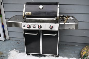 Get Ready For Summer-Weber Outdoor Grill On Wheels