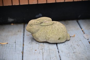 Great For The Garden-Small Cement Bunny Statue