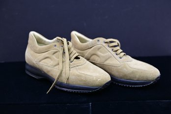 A Pair Of Suede Hogan Size 11 Sneakers