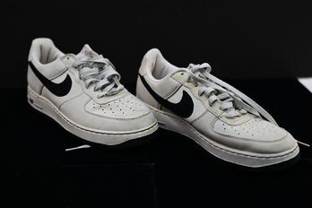 A Pair Of Size 12 Air Force 1 '82 Nike Sneakers Grey *used/like New*