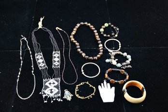 Large Costume Jewelry Lot - Includes Necklaces, Bracelets & Charms