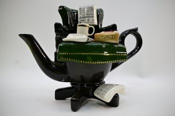 Fun Vintage Barrington Designs Office Chair Teapot