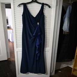 Navy Blue Size 12 Woman's Dress, Ralph Laurens Evening