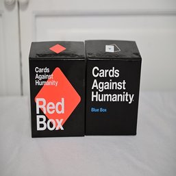 Lot Of 2 Cards Against Humanity Extensions, Blue & Red Box