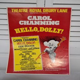 Theatre Royal Drury Lane, Caral Channing In Hello Dolly Poster, 12.5x20