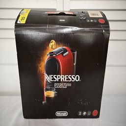 Working Nespresso Essenza Red Colored Mini Expresso With Box