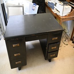 Solid Wood, Painted Black Desk