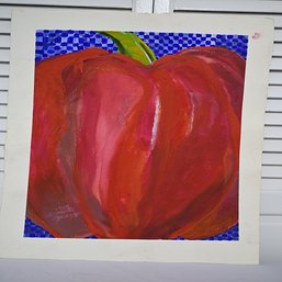 Pepper By Laurette 1998, Signed Painting
