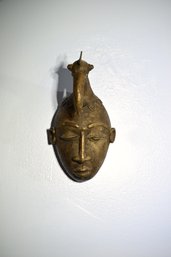 Tikar Tribe Of Cameroon Bronze Mask