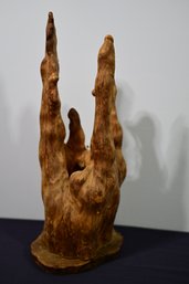 Vintage Cypress Knee Root On Wood Base