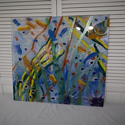 Colorful Art Painting On Acrylic, 29x39