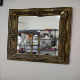 Wood Framed Hanging Mirror 22.5x27 *check Description*