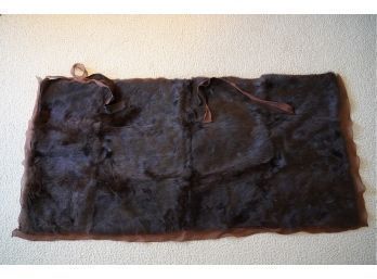 DONNA KARAN NY COLLECTION  RABBIT FUR SCARF SHALL