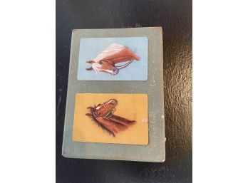 VINTAGE DECK OF CARDS, HORSE PLAYING CARDS