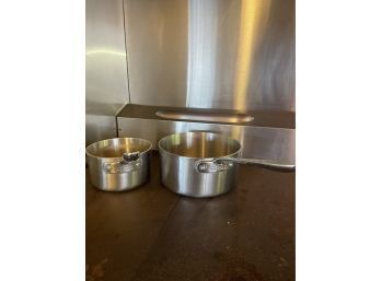 LOT OF 2 ALL-CLAD POTS