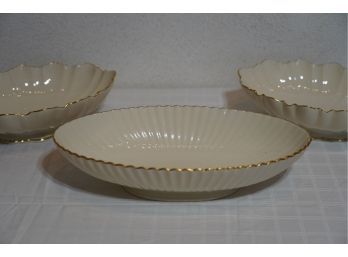 LOT FO 3 LENOX BOWLS/PLATES