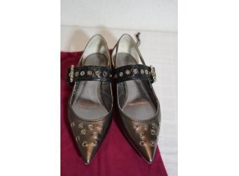 VINTAGE BOTTEGA VENTA WOMEN'S FLAT SHOE, SIZE 40