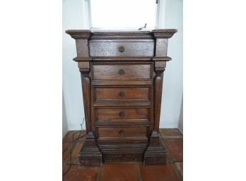 5 DRAWERS ANTIQUE LINEGUE DRESSER,