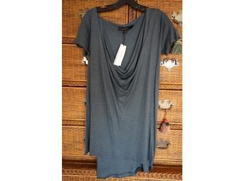 NEW WITH TAGS, URBAN ZEN WOMEN'S GREY SHIRT, SIZE SM