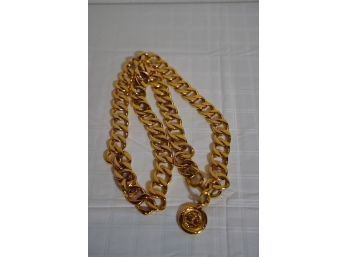 RARE: VINTAGE COCO CHANEL GOLD COLOR WOMEN BELT