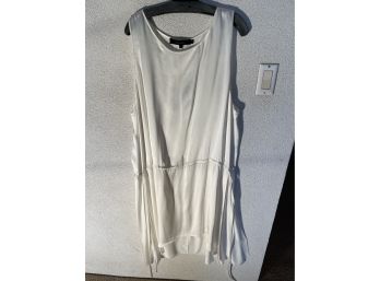 URBAN ZEN SILK WHITE DRESS SIZE ML RETAIL OVER $1000