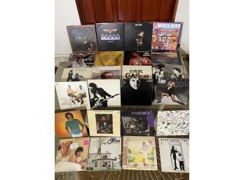 LOT OF 24 RECORDS INCLUDING TINA TURSE, ELTON JOHN, B. SPRINGSTEEN, LED ZEP & MORE....