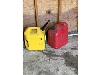 5 GALONS DIESEL AND GAS CANS